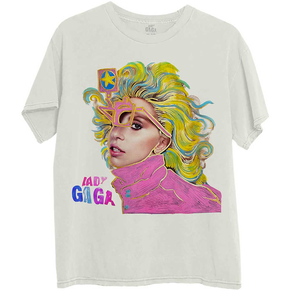 Lady Gaga - Colour Sketch (T-Shirt) - Joco Records