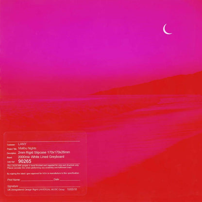 Lany - Malibu Nights (Limited Edition, Clear Vinyl) (LP) - Joco Records