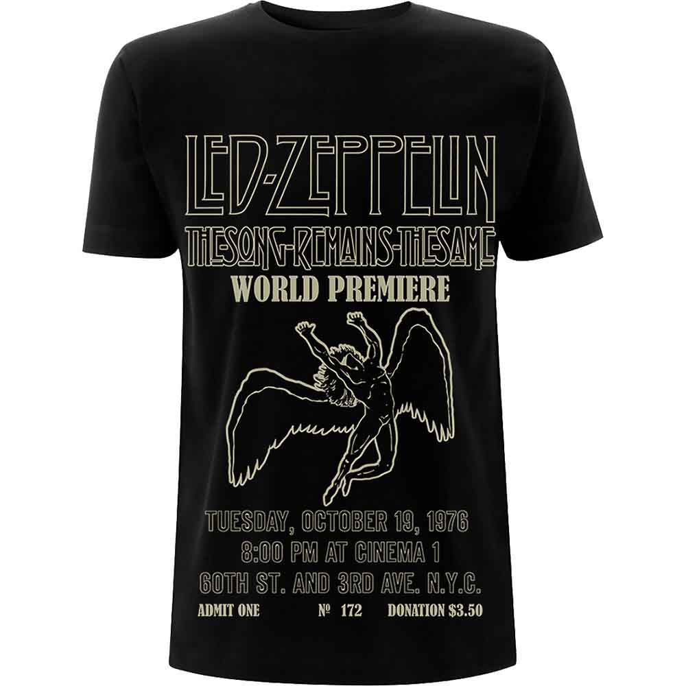 Led Zeppelin - TSRTS World Premier (T-Shirt) - Joco Records