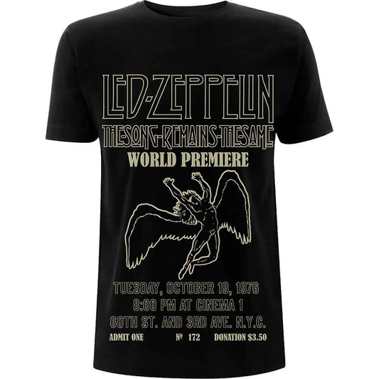 Led Zeppelin - TSRTS World Premier (T-Shirt) - Joco Records