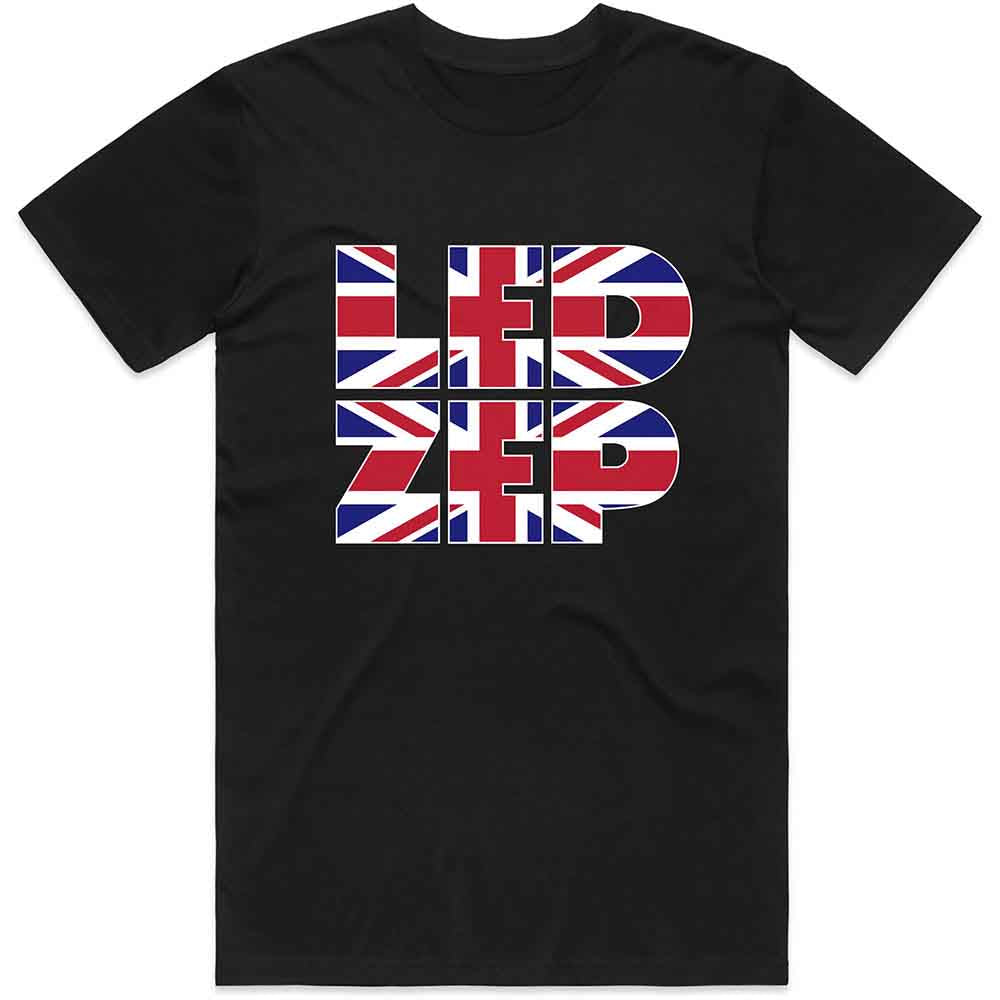Led Zeppelin - Union Jack Type (T-Shirt) - Joco Records