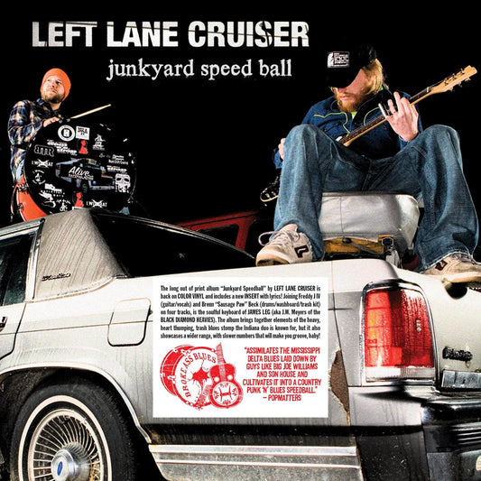 Left Lane Cruiser - Junkyard Speedball (RED & BLACK "SMASH" VINYL) - Joco Records