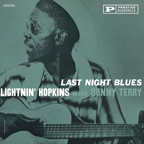 Lightnin' Hopkins/Sonny Terry - Last Night Blues (Bluesville Acoustic Sounds Series) (LP) - Joco Records