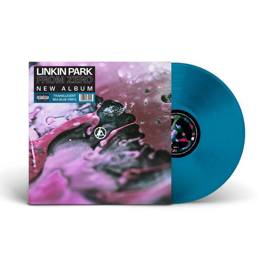 Linkin Park - From Zero (Explicit Content) (Translucent Sea Blue Vinyl) - Joco Records