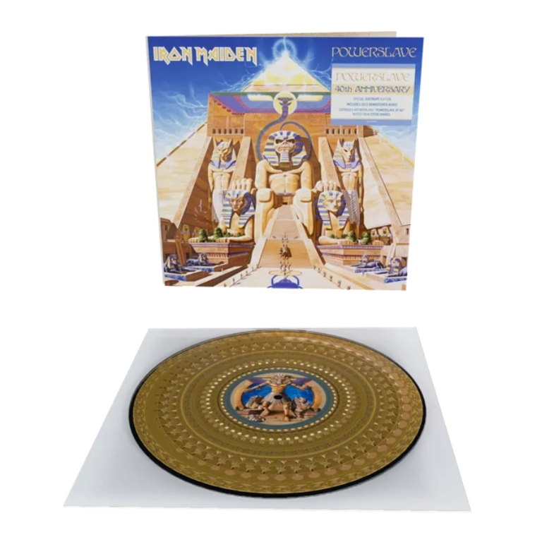 Iron Maiden - Powerslave (40th Anniversary Edition) (Limited Edition, Zoetrope Picture Disc Vinyl) (LP)