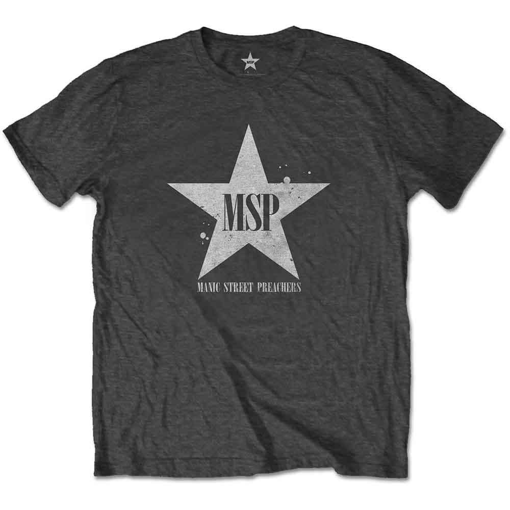 Manic Street Preachers - Classic Distressed Star (T-Shirt) - Joco Records