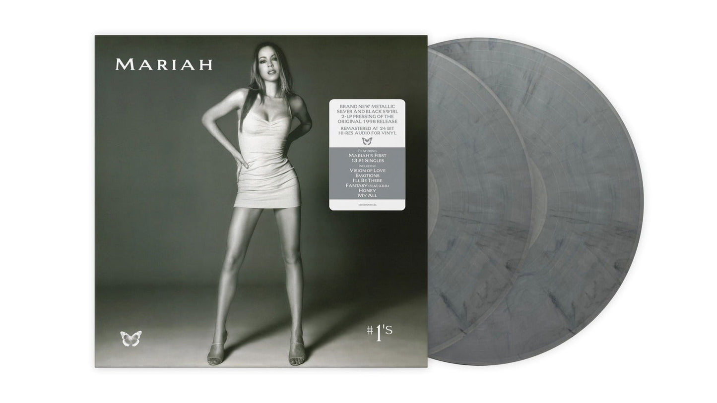 Mariah Carey - #1's (Bonus Tracks, Color Vinyl, Silver & Black Swirl) (2 LP) - Joco Records