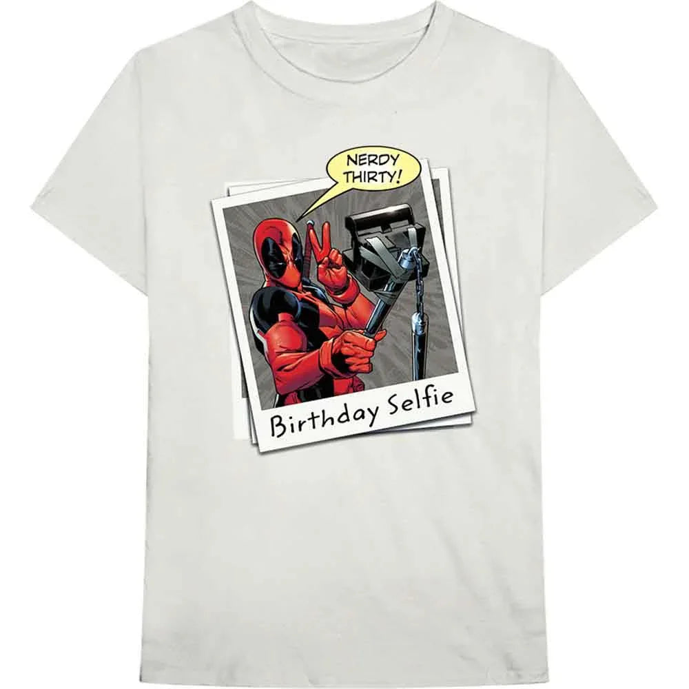 Marvel Comics - Deadpool Birthday Selfie (T-Shirt) - Joco Records