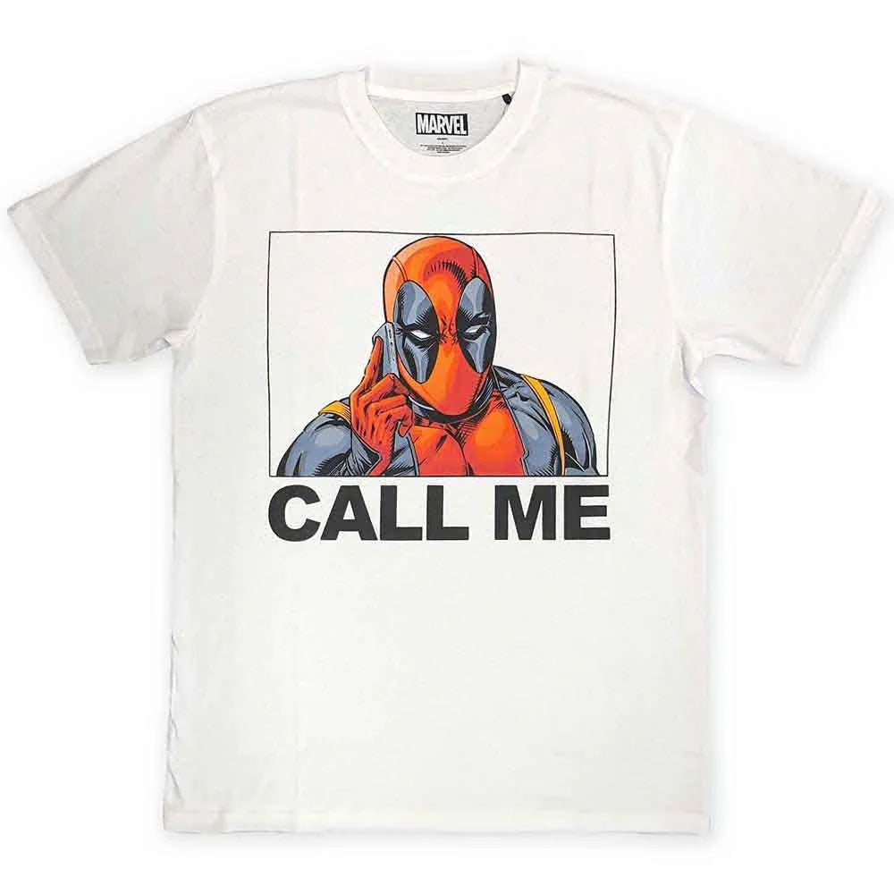 Marvel Comics - Deadpool Call Me (T-Shirt) - Joco Records