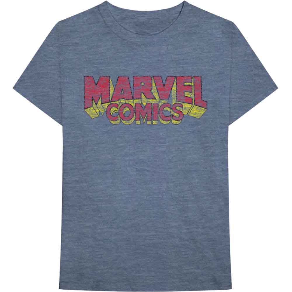 Marvel Comics - Distressed Logo (T-Shirt) - Joco Records