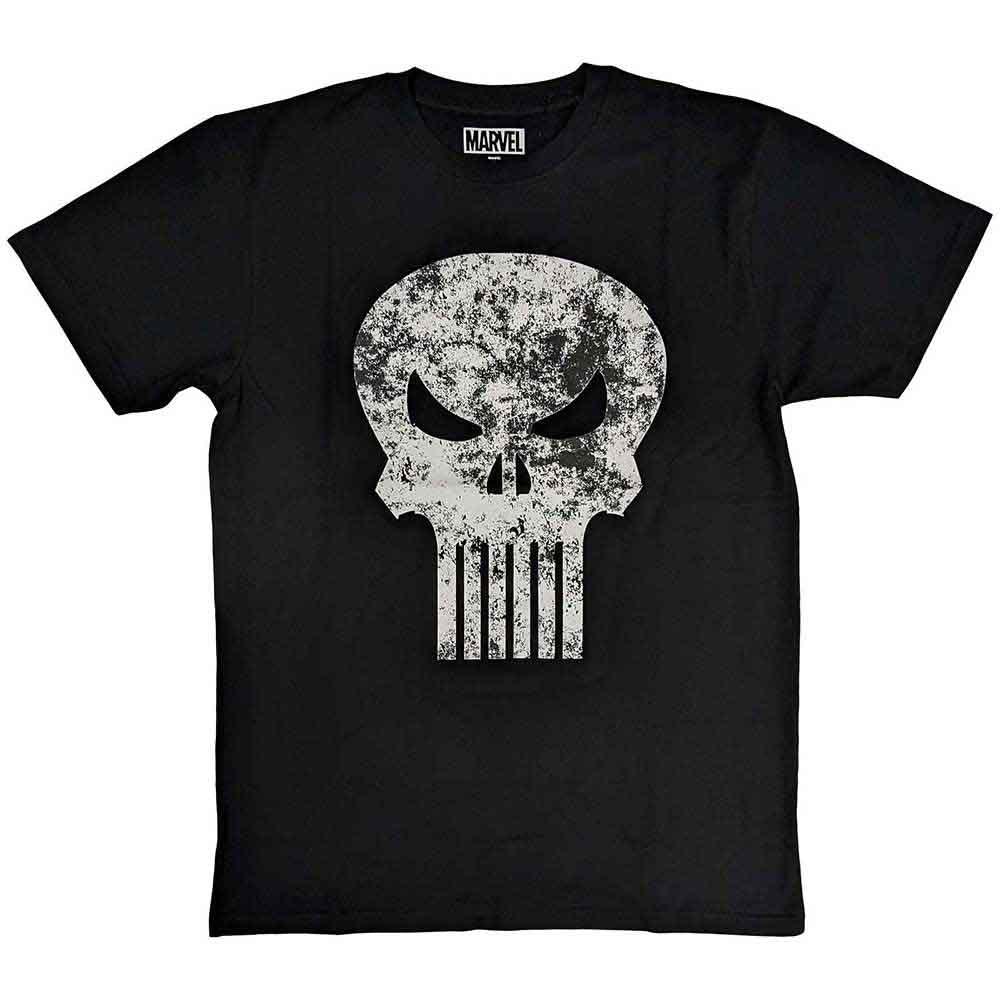 Marvel Comics - Punisher Distressed Logo (T-Shirt) - Joco Records