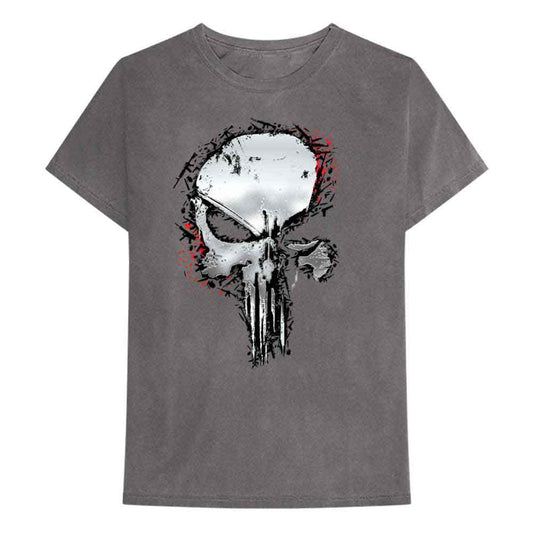 Marvel Comics - Punisher Metallic Skull (T-Shirt) - Joco Records
