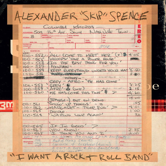Alexander "Skip" Spence - I Want A Rock & Roll Band / I Got A Lot To Say/Mary Jane (Vinyl) - Joco Records