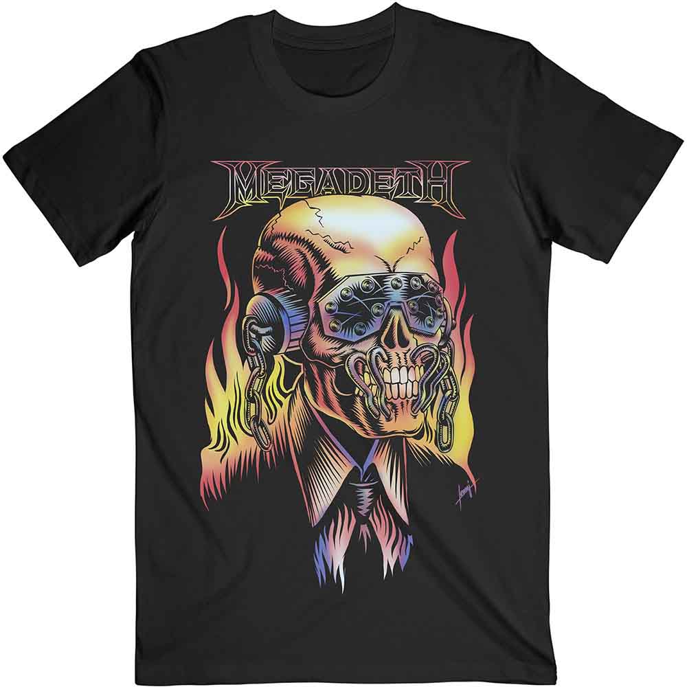 Megadeth - Flaming Vic (T-Shirt) - Joco Records