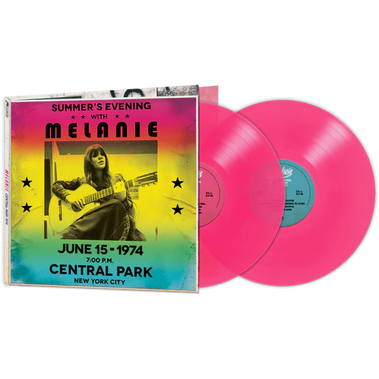 Melanie - Central Park 1974 (Limited Edition, Pink Vinyl) (2 LP) - Joco Records