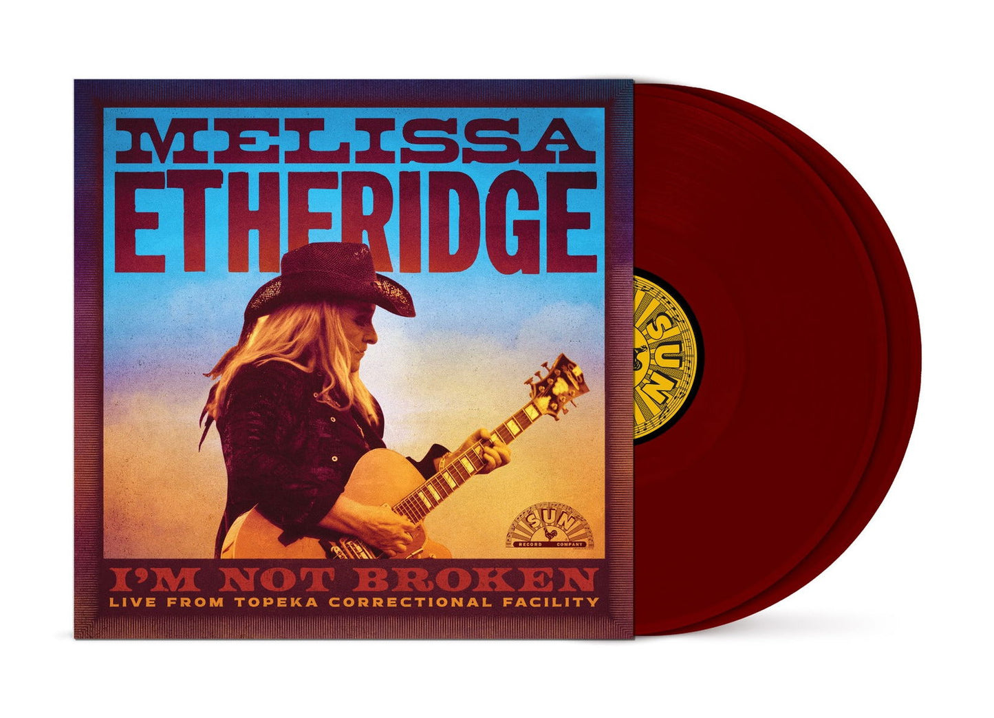 Melissa Etheridge - I’m Not Broken (Live From Topeka Correctional Facility) (Maroon Vinyl) (2 LP) - Joco Records