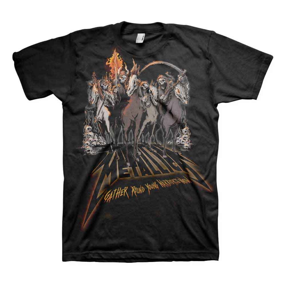 Metallica - 40th Anniversary Horsemen (T-Shirt) - Joco Records