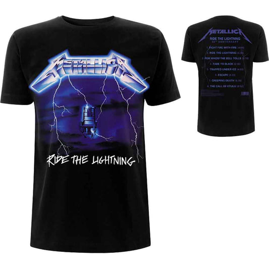Metallica - Ride The Lightning Tracks (T-Shirt) - Joco Records