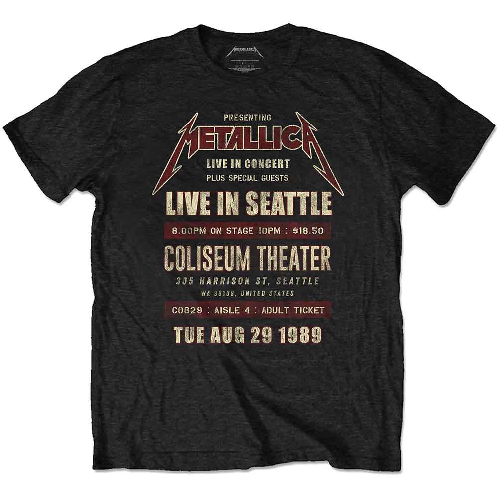 Metallica - Seattle '89 (T-Shirt) - Joco Records