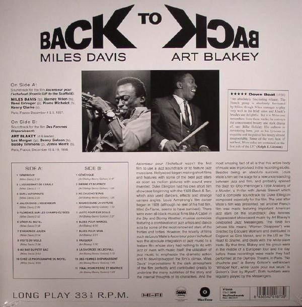 Miles Davis - Back To Back (Limited Edition, Import, Remastered, 180 Gram) (LP) - Joco Records