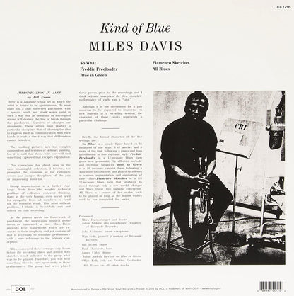 Miles Davis - Kind Of Blue (Import, 180 Gram) (LP) - Joco Records