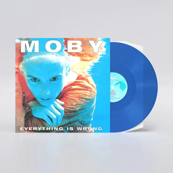 Moby - Everything Is Wrong (Color Vinyl, Blue, 140 Gram Vinyl) - Joco Records