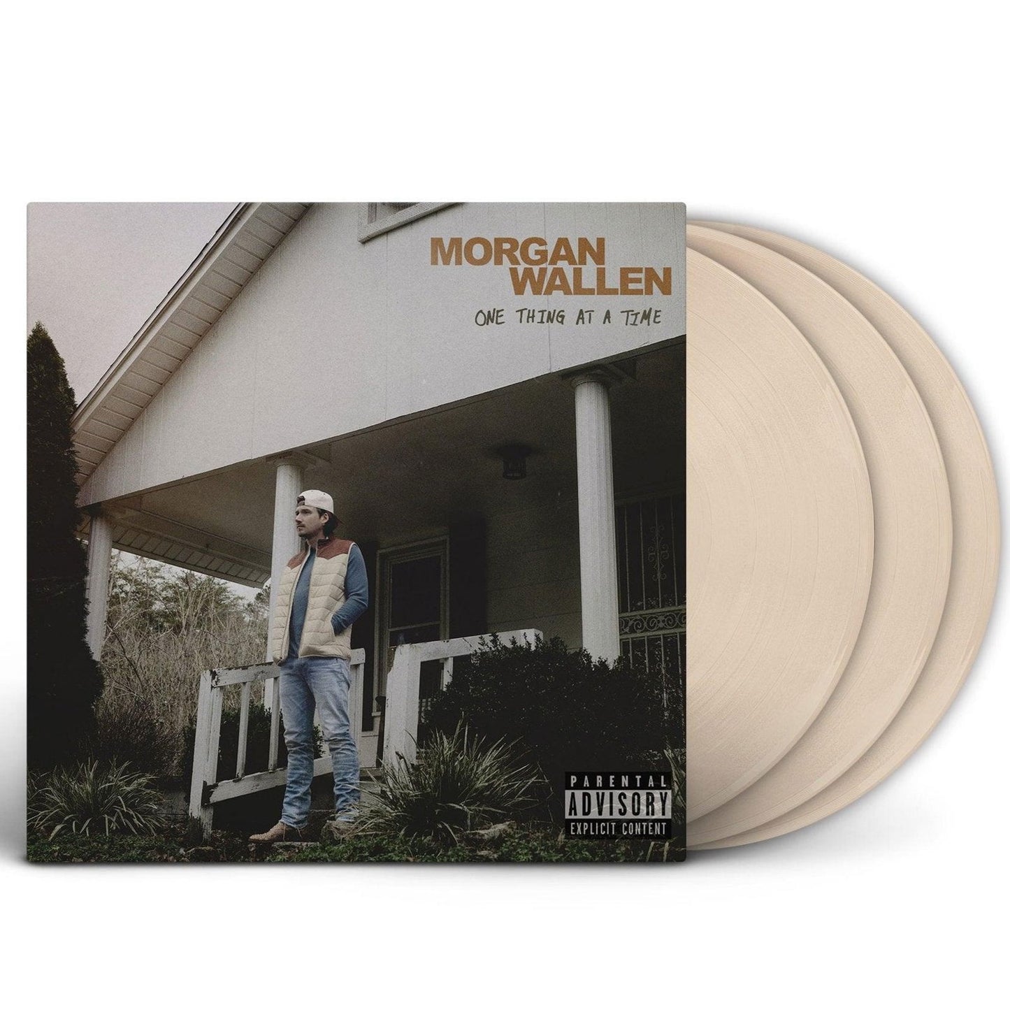 Morgan Wallen - One Thing At A Time (Limited Edition, Bone White Vinyl) (3 LP) - Joco Records