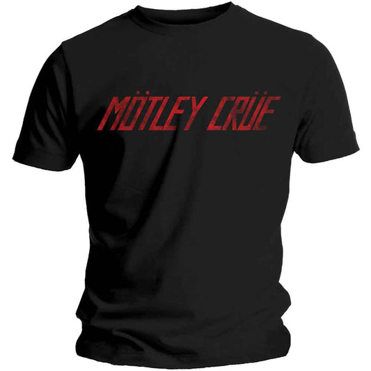 Motley Crue - Distressed Logo (T-Shirt) - Joco Records