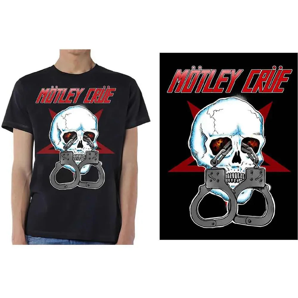 Motley Crue - Skull Cuffs 2 Shirt (T-Shirt) - Joco Records
