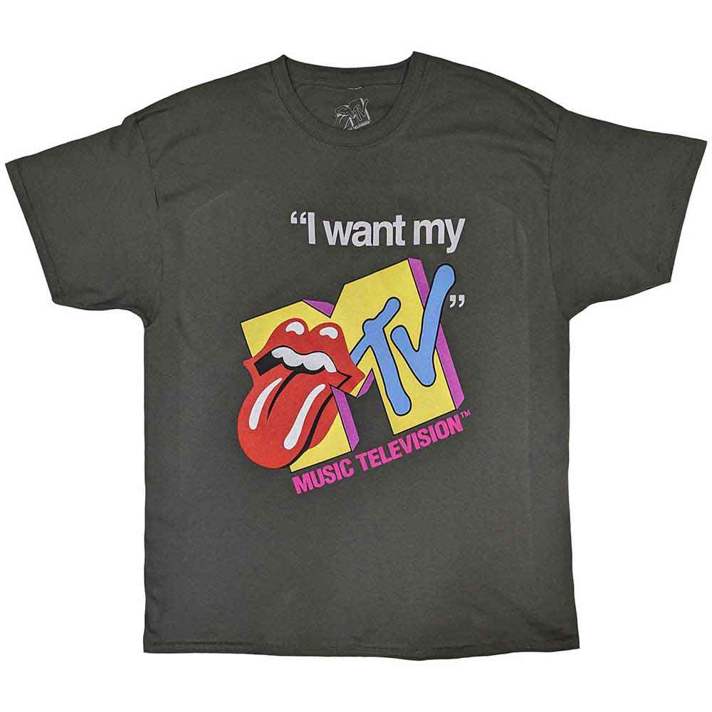 Mtv - Rolling Stones I Want My Mtv (T-Shirt) - Joco Records