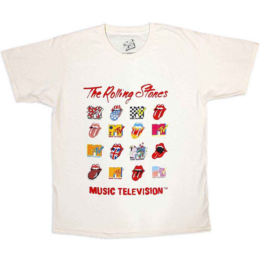 Mtv - Rolling Stones Logo Mashup (T-Shirt) - Joco Records