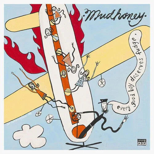 Mudhoney - Every Good Boy Deserves Fudge (30th Anniversary Deluxe Edition) (Explicit Content) (Limited Edition, Yellow & Burnt Orange Color Vinyl) (2 LP) - Joco Records