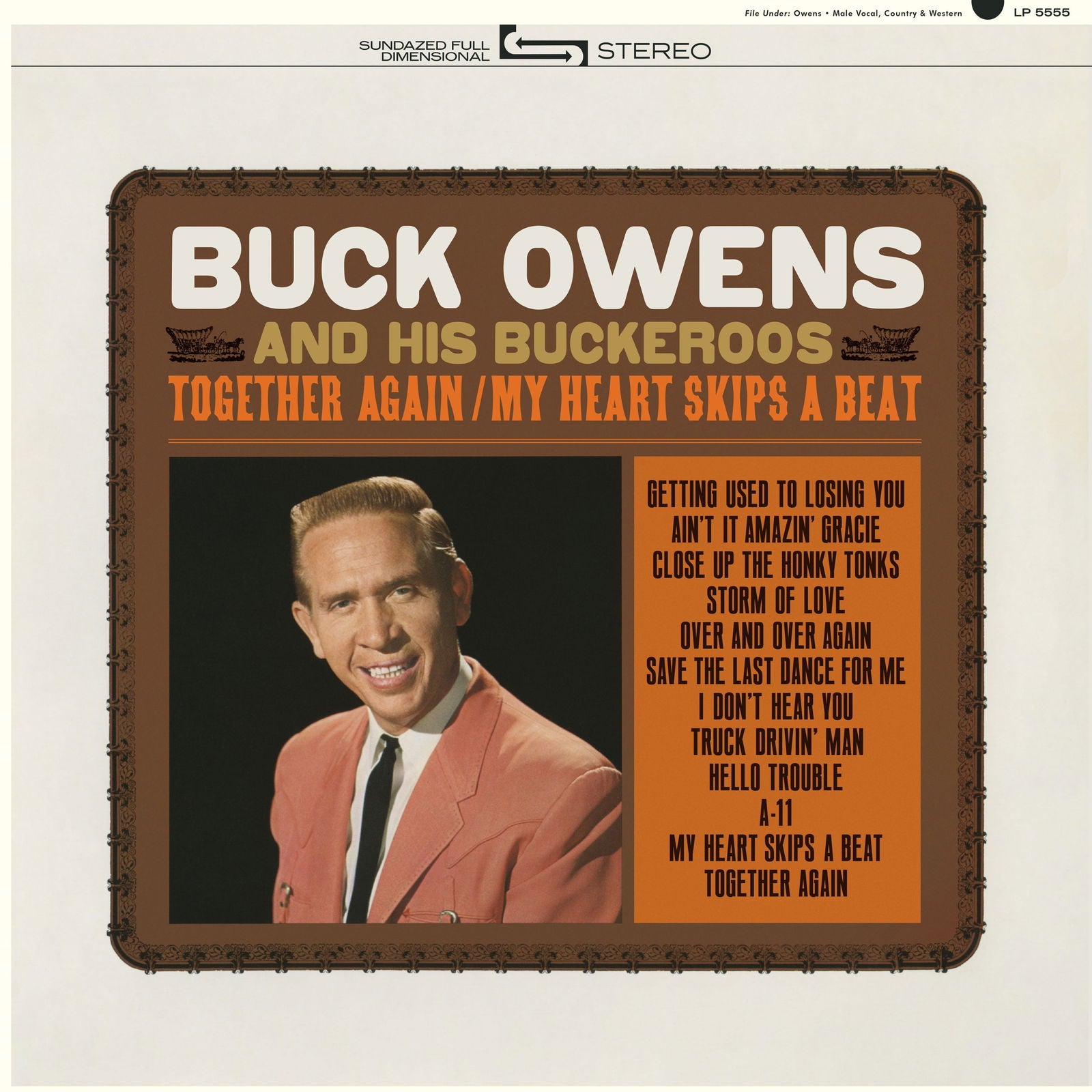 Buck And His Buckaroos Owens - Together Again / My Heart Skips A Beat (Gold Vinyl) - Joco Records