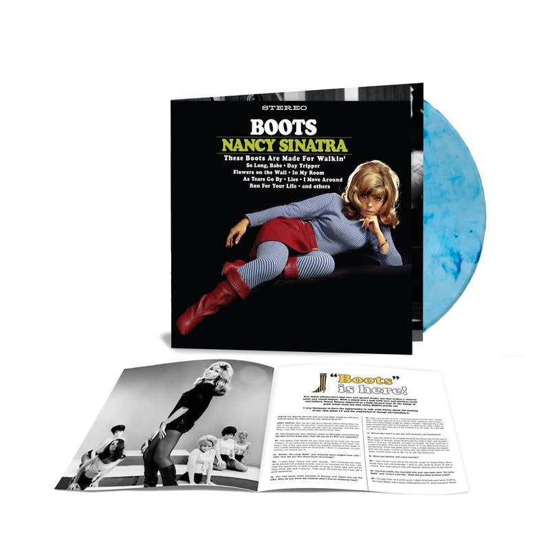 Nancy Sinatra - Boots (Limited Edition, Blue Swirl Vinyl, Bonus Tracks, Booklet, Remastered) (LP) - Joco Records