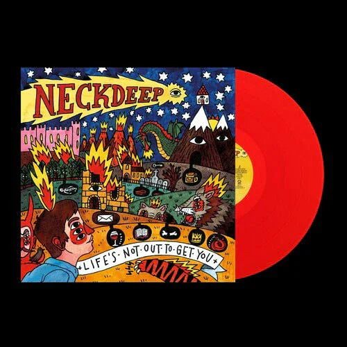 Neck Deep - Life's Not Out to Get You (Explicit) (Blood Red Vinyl) (LP) - Joco Records