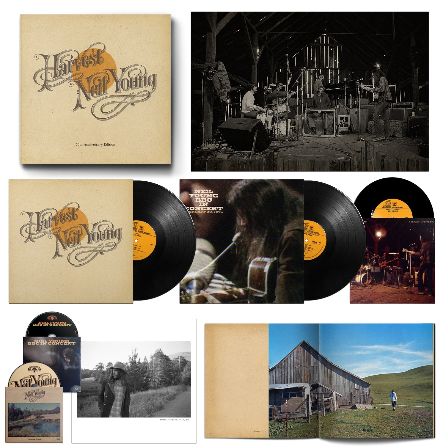 Neil Young - Harvest (50th Anniversary Edition)  (Vinyl) - Joco Records