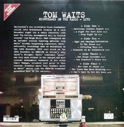 Tom Waits - Nighthawks On The Radio: FM Broadcast, Dec. 8th, 1976 (2 LP) - Joco Records