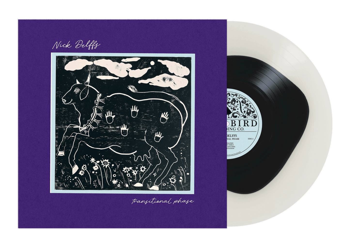 Nick Delffs - Transitional Phase (Indie Exclusive, "Holy Cow" Black & White Color Vinyl) - Joco Records