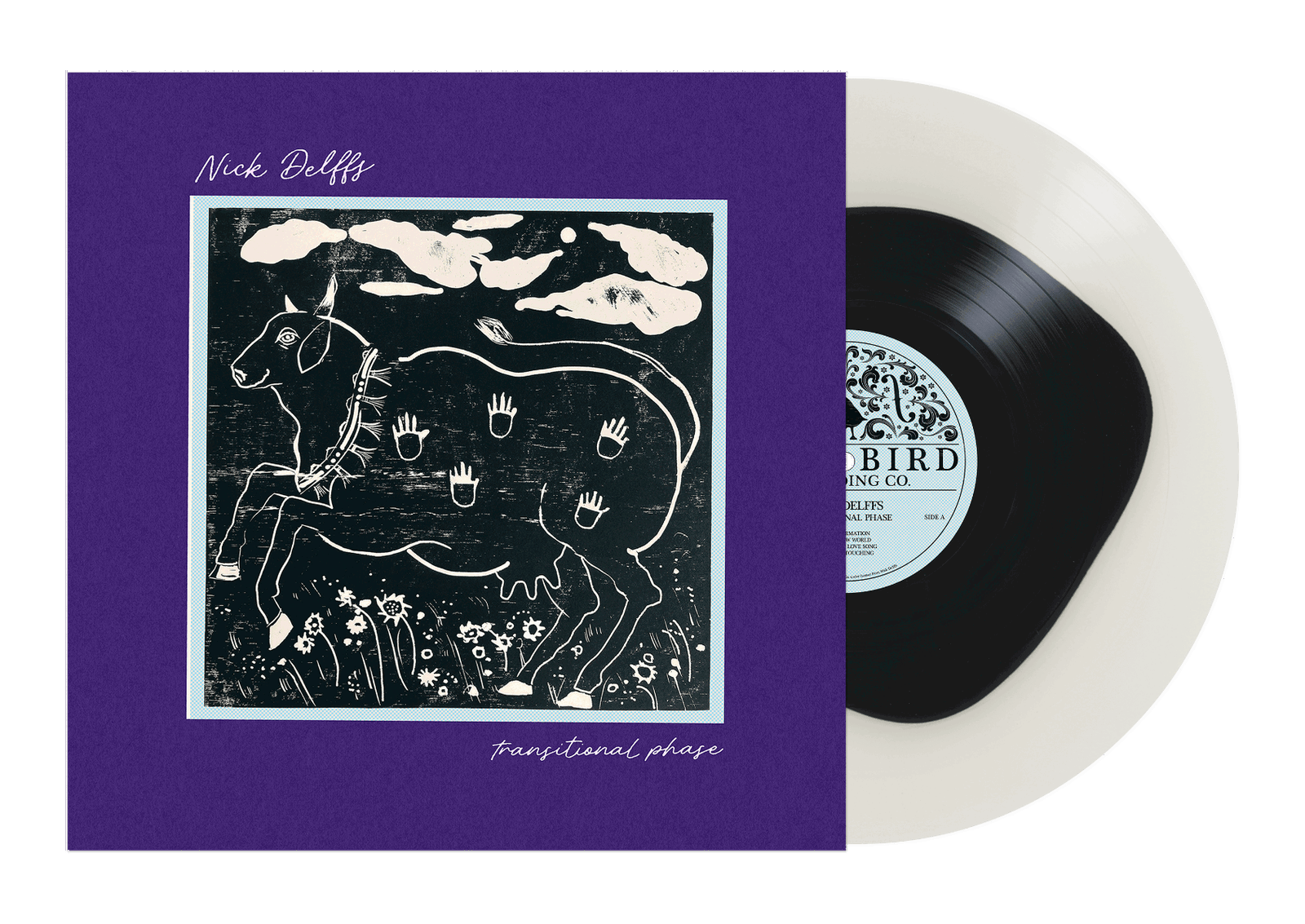 Nick Delffs - Transitional Phase (Indie Exclusive, "Holy Cow" Black & White Color Vinyl) - Joco Records