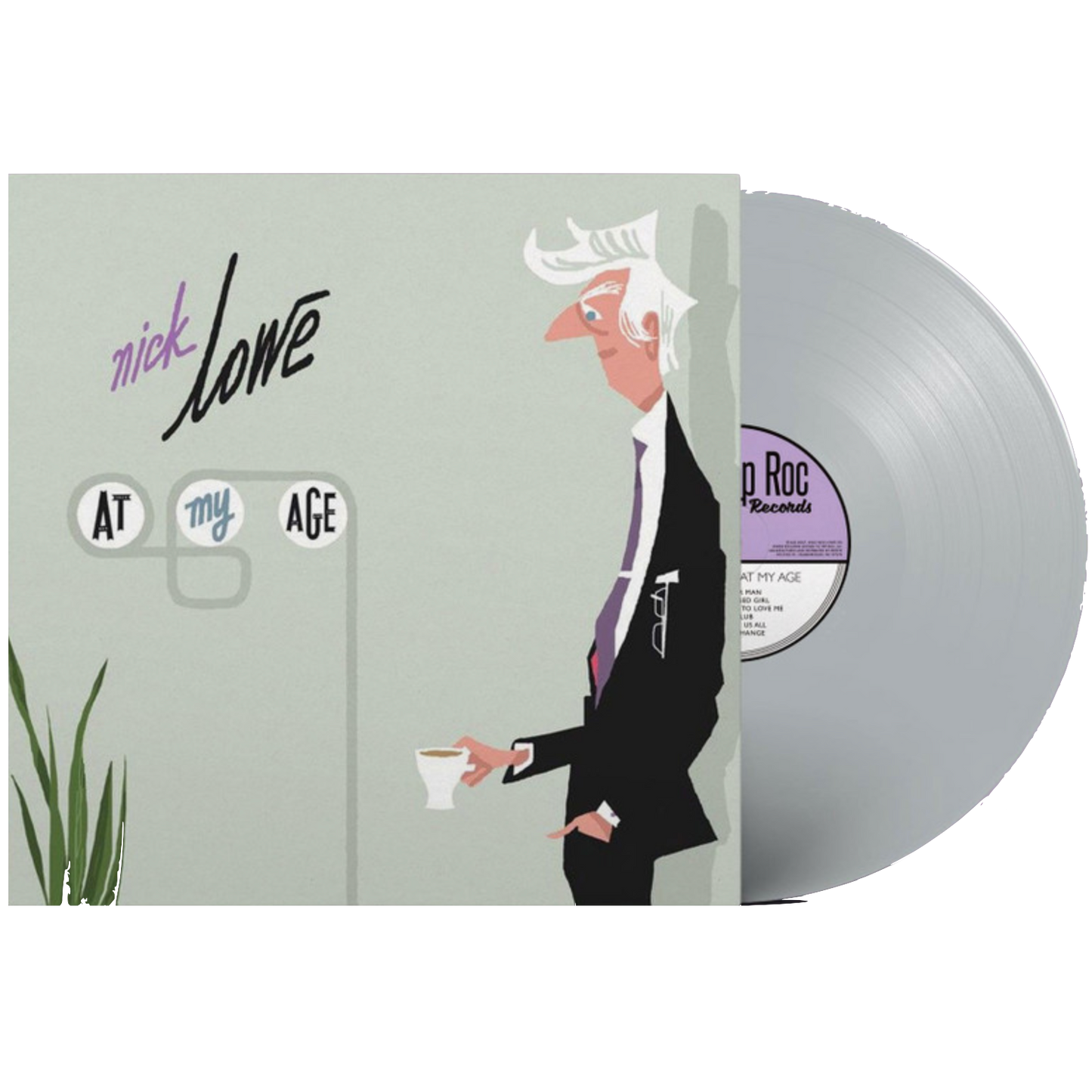 Nick Lowe - At My Age (15th Anniversary, Limited Edition, Silver Vinyl) (LP) - Joco Records