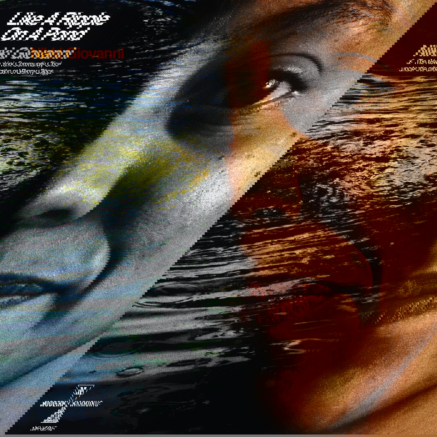 Nikki Giovanni - Like A Ripple On A Pond (Opaque Blue Vinyl) - Joco Records