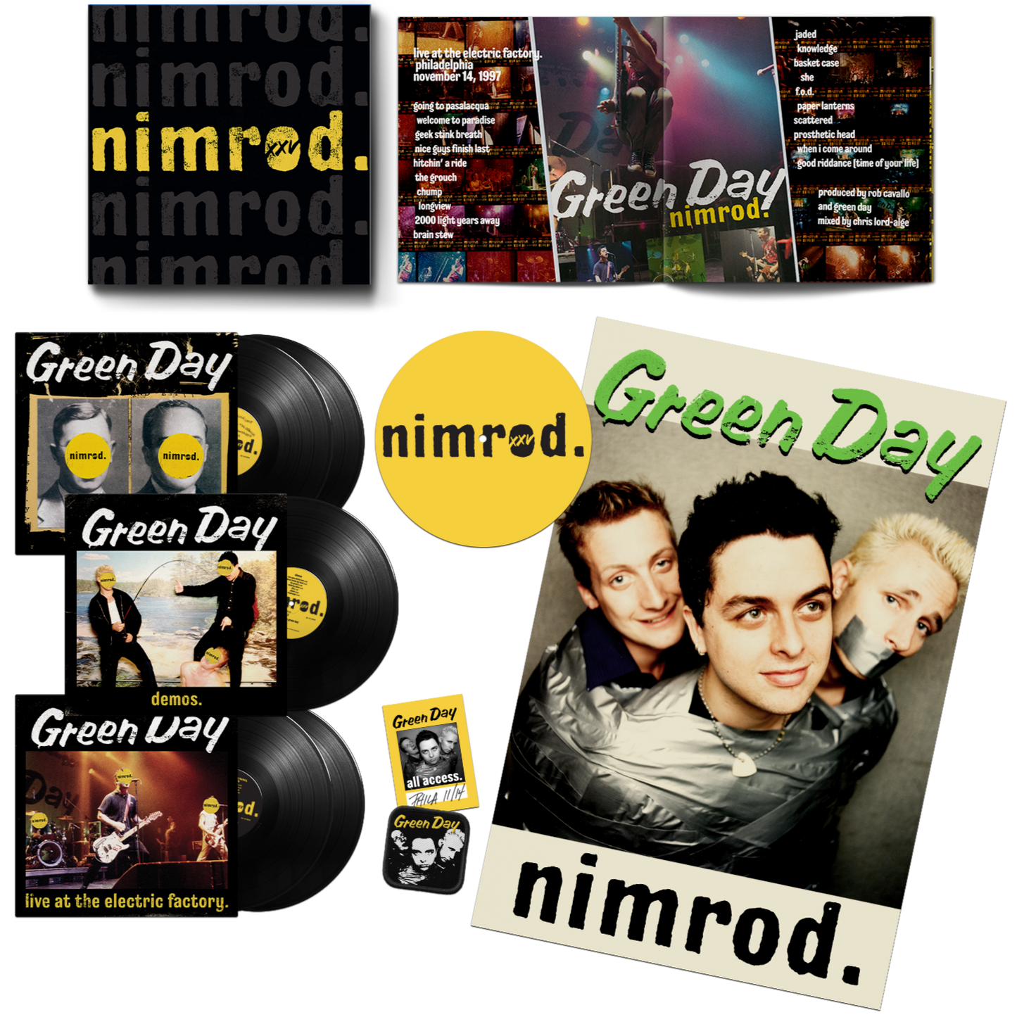 Green Day - Nimrod (25th Anniversary Edition, Box Set) (5 LP) - Joco Records