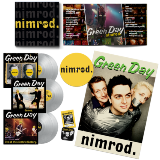 Green Day - Nimrod (25th Anniversary Edition, Indie Exclusive, Silver Vinyl) (5 LP) - Joco Records