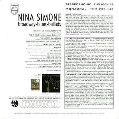 Nina Simone - Broadway - Blues - Ballads (LP) - Joco Records