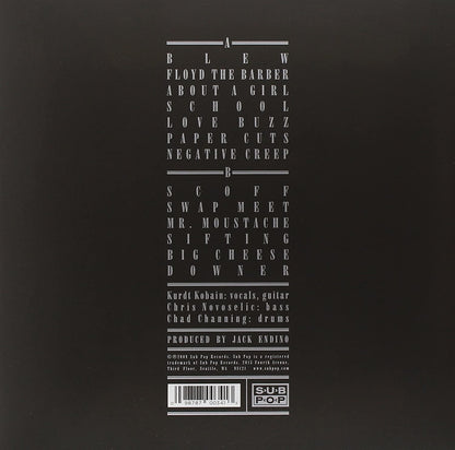 Nirvana - Bleach (Remastered) (LP) - Joco Records