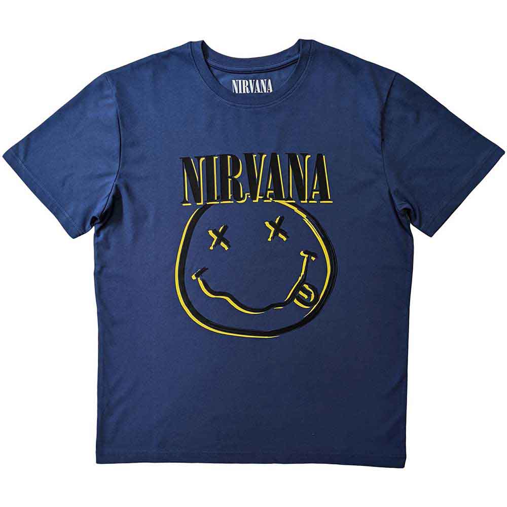 Nirvana - Inverse Happy Face Shirt (T-Shirt) - Joco Records