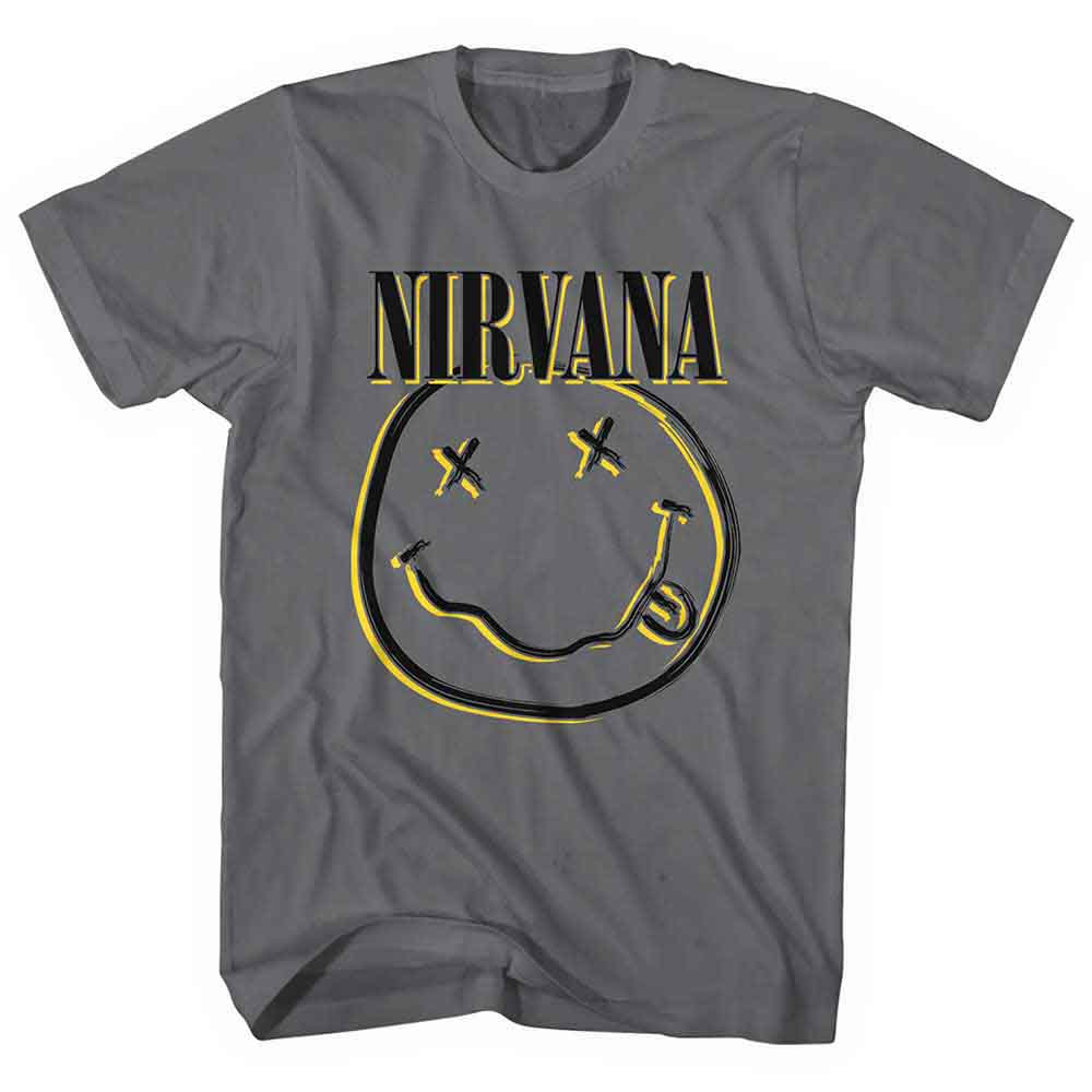 Nirvana - Inverse Happy Face (T-Shirt) - Joco Records