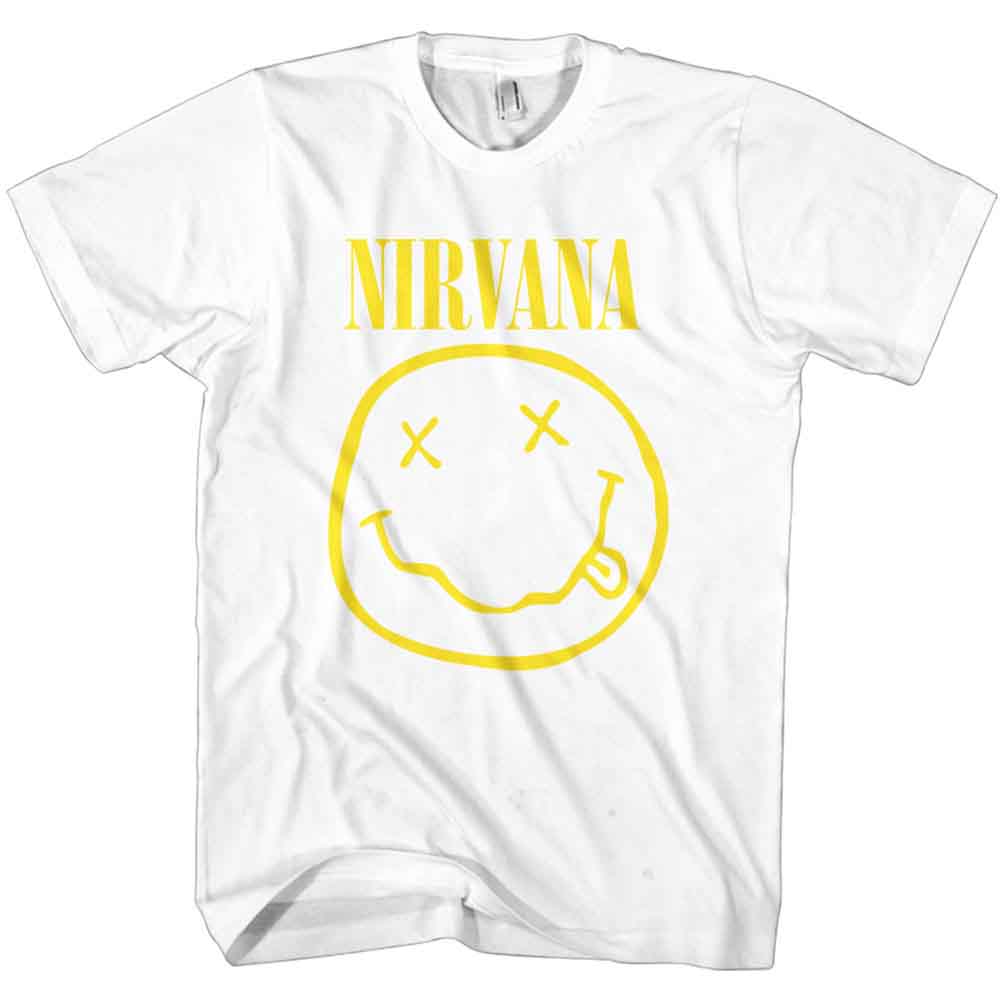 Nirvana - Yellow Happy Face - Shirt (T-Shirt) - Joco Records
