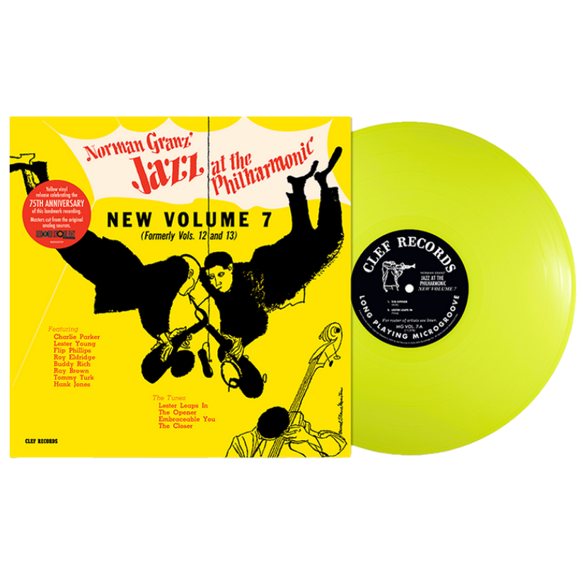 Norman Granz' Jazz At The Philharmonic - New Volume 7 (RSD 4.2024 Exclusive, Yellow Vinyl) (LP) - Joco Records