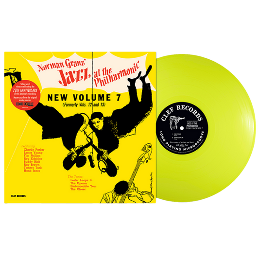 Norman Granz' Jazz At The Philharmonic - New Volume 7 (RSD 4.2024 Exclusive, Yellow Vinyl) (LP) - Joco Records